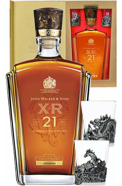 John Walker & Sons XR 21YO F22 CNY 750ml w/ 2 Glasses