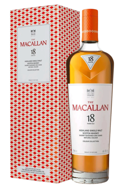 Macallan 18 Years Old Colour Collection 700ml Bottle with Gift Box