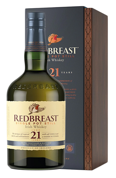 Redbreast 21 Year Single Pot Still Whisky 700ml Bottle with Gift Box