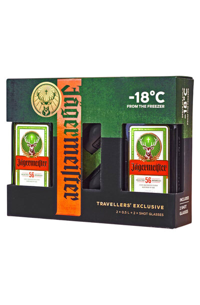Jagermeister Twinpack 2x 500ml Giftset 