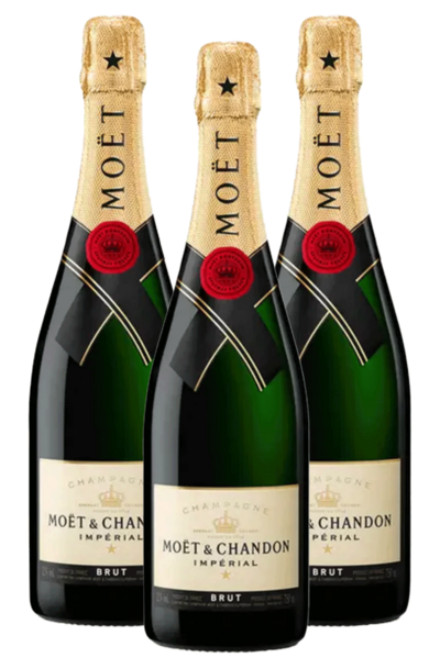 3 x Moet & Chandon Imperial 750ml
