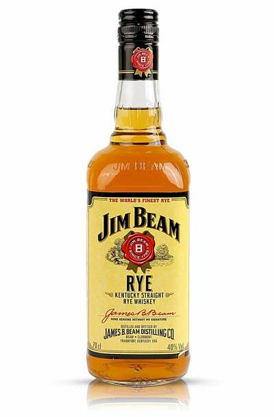 Jim Beam Rye Bottle