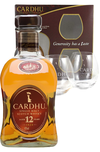 Cardhu 12 Year Gift Pack with 2 Glasses