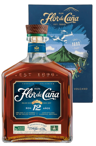 Flor de Cana Centenario 12 Year 1L Bottle with Gift Box