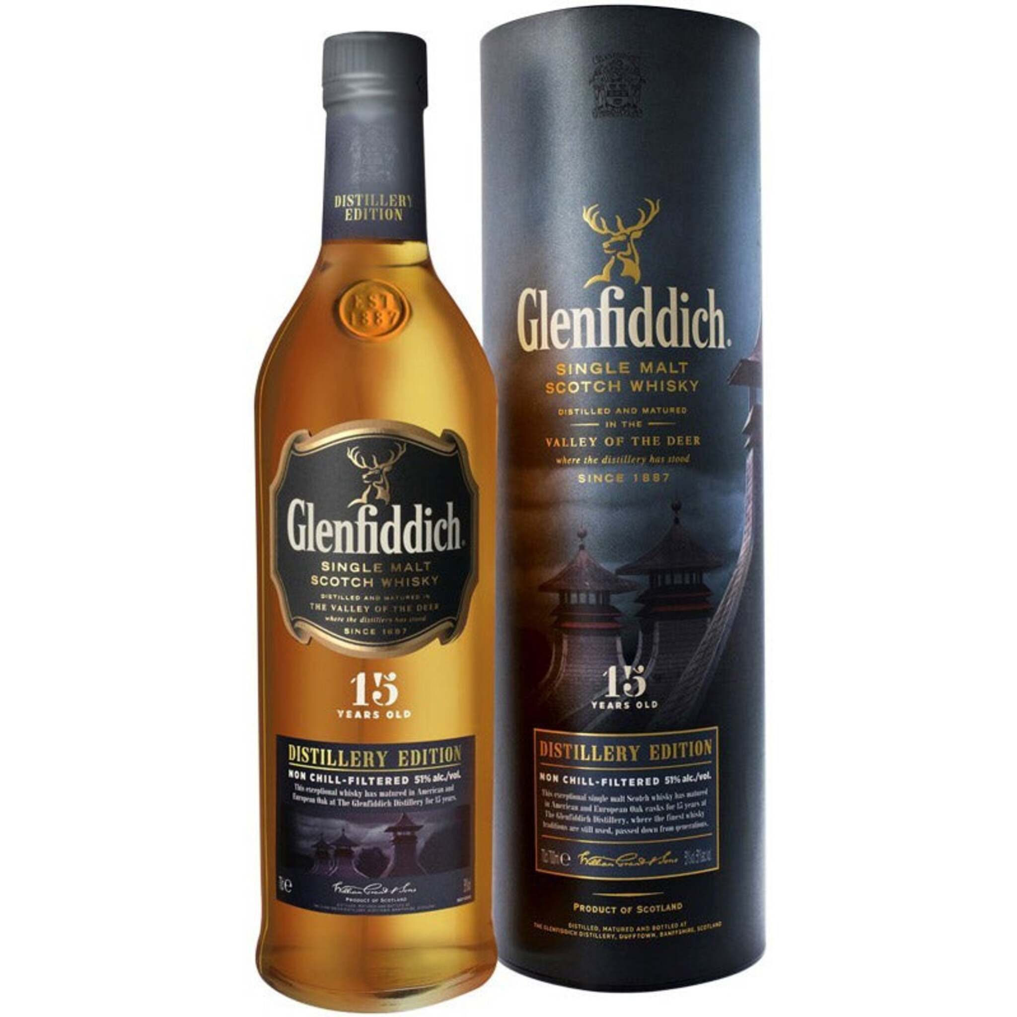 Buy Glenfiddich 15 Year 1L Distillery Edition w/Gift Box at the