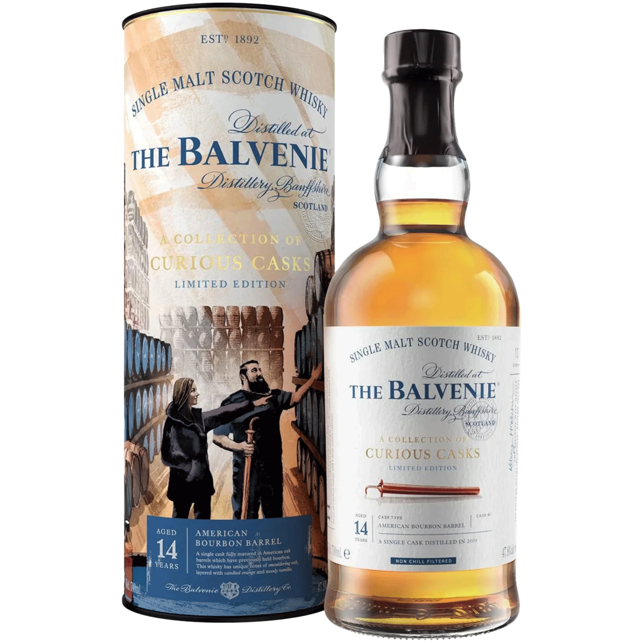 Buy The Balvenie Curious Casks 14 Years American Bourbon Barrel
