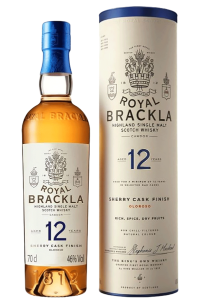 Royal Brackla 12 Year Old Single Malt 700ml Bottle with Gift Box