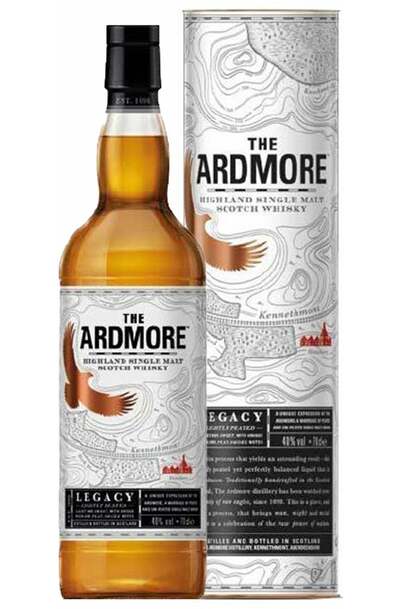 The Ardmore Legacy 700ml bottle and box