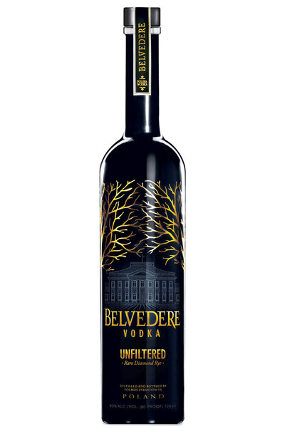 Belvedere Unfiltered Rare Diamond Rye Vodka 700ml Bottle