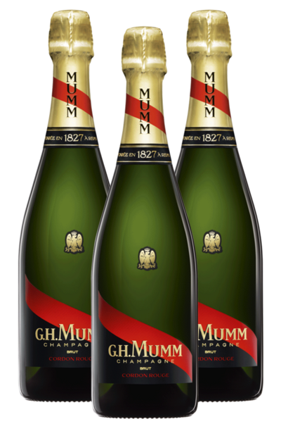 3 x G. H. Mumm Cordon Rouge Brut 750ml