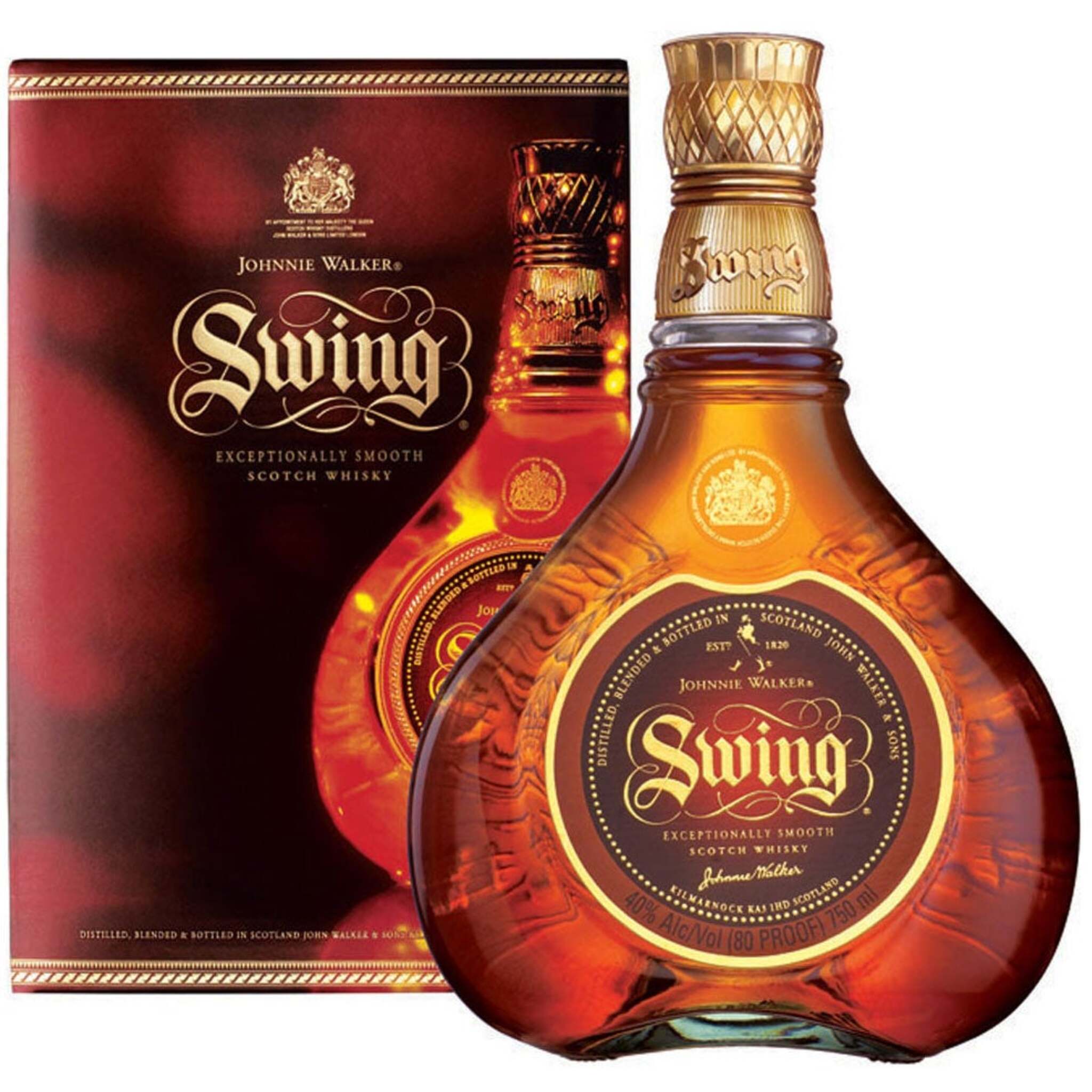 希少税関マーク付 Johnnie Walker Swing スコッチウイスキー Buy Johnnie Walker Swing Whisky 700ml w/Gift Box at the best price