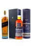 Johnnie Walker Blue 1L w/Gift Box and Glendronach Allardice 18 Year 700ml w/Gift Box