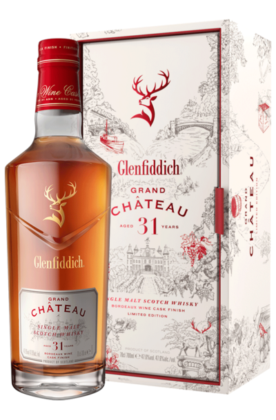 Glenfiddich 31 Years Old Grand Chateau Single Malt Bottle 700ml with Gift Box
