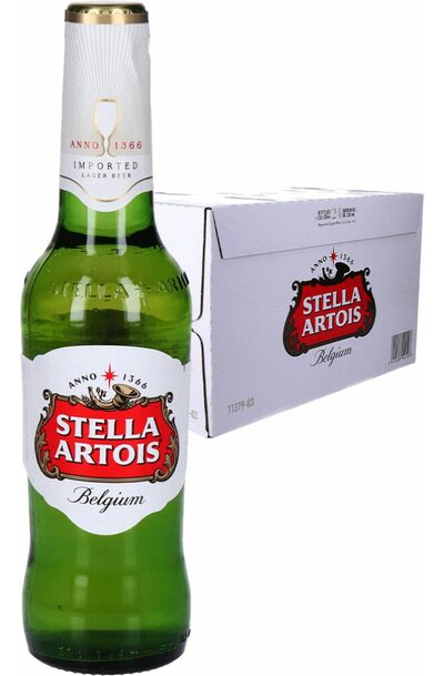 24 x Stella Artois Longneck Beer Bottle Case 330ml