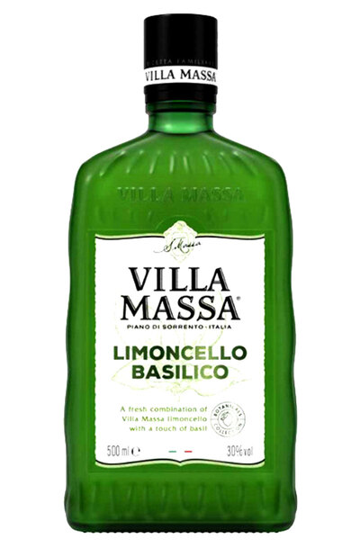 Villa Massa Limoncello Basilico 500ml Bottle