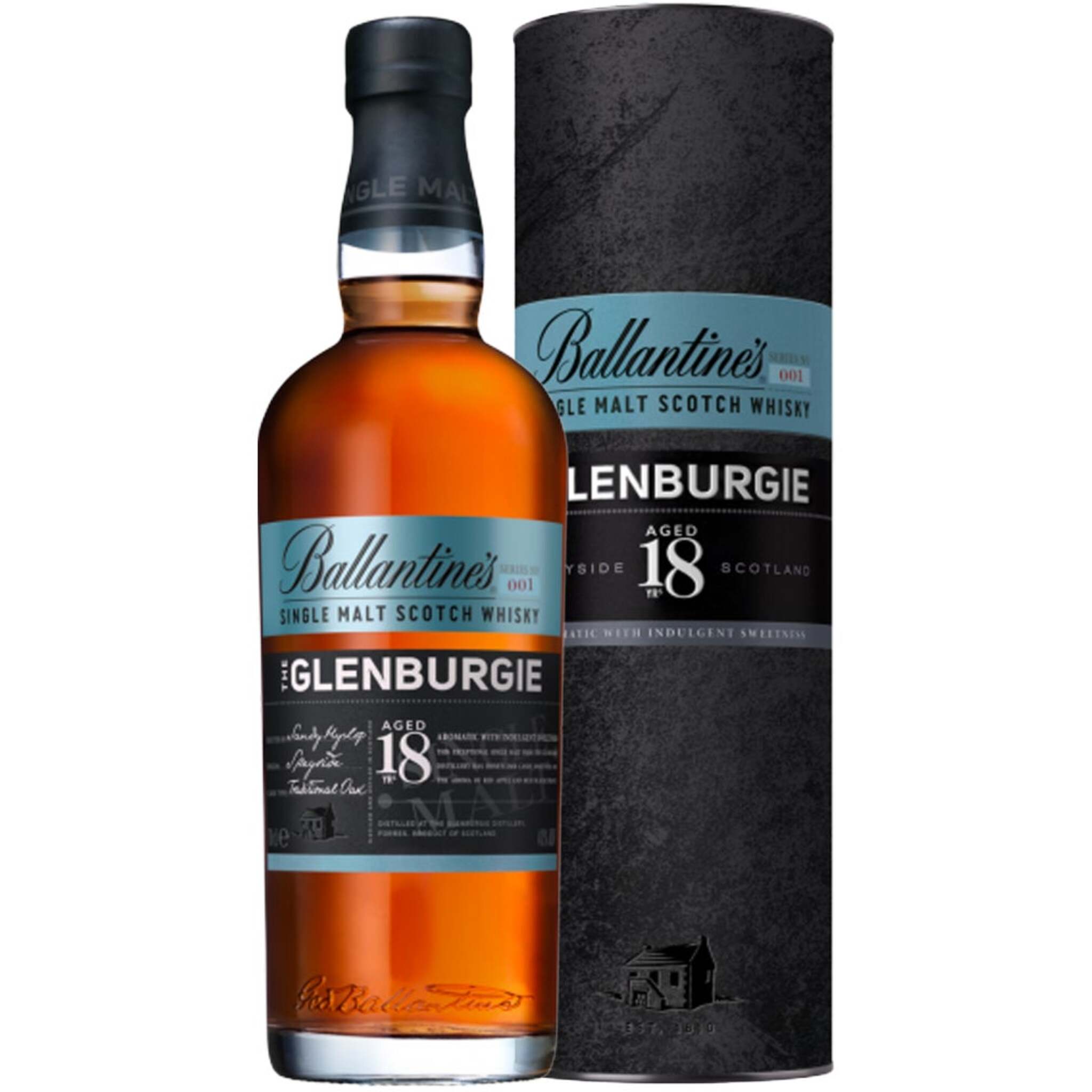 Ballantine's Glenburgieバランタイン グレントファーズ Buy Ballantines Glenburgie 18 Year 700ml w/Gift Box at the best
