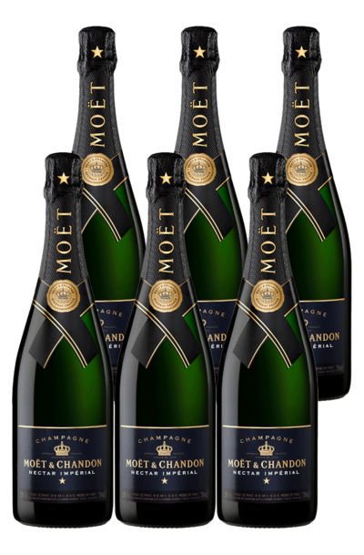 6 x Moet & Chandon Nectar Imperial 750ml