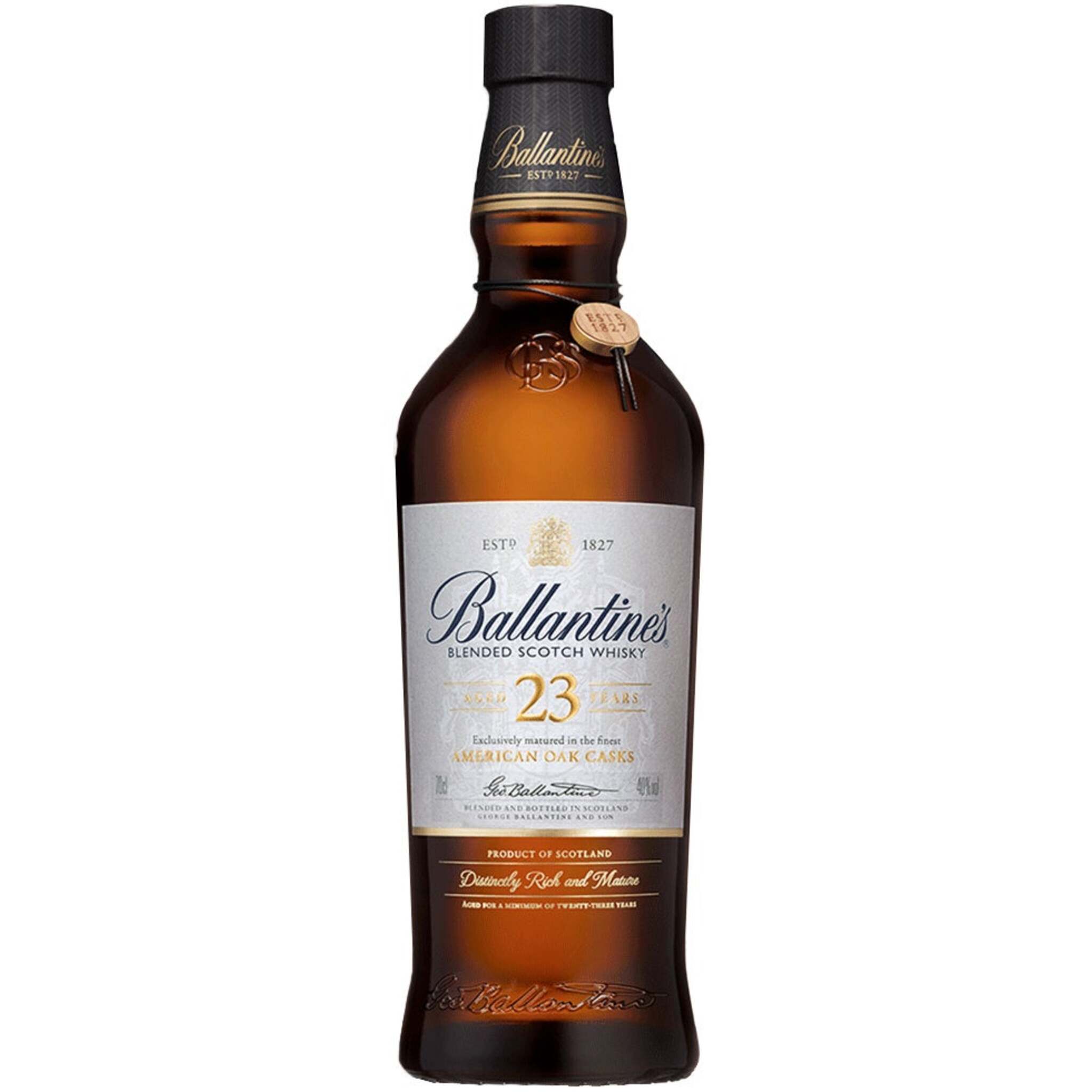 Buy Ballantines 23 Year 700ml American Oak Cask w/Gift Box at the