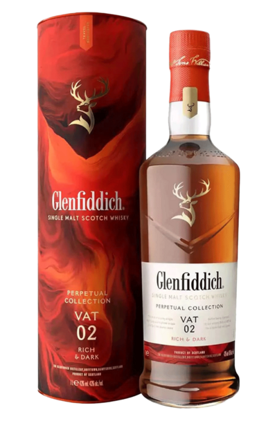 Glenfiddich Perpetual Collection Vat 02 1L Bottle with Gift Box
