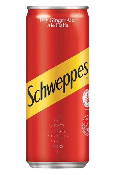 Schweppes Dry Ginger Ale Can 320ml
