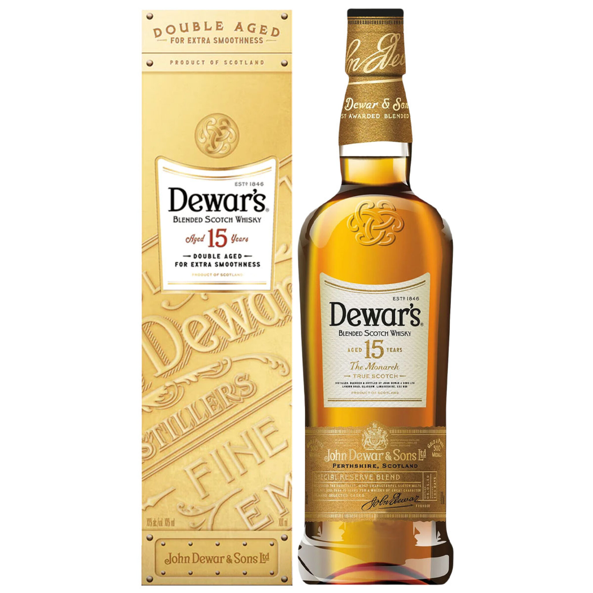 Buy Dewar's 15 Year 750ml w/Gift Box at the best price - Paneco