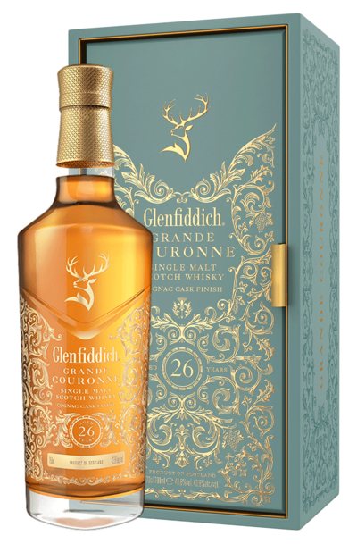 Glenfiddich 26 Years Grande Couronne Single Malt Bottle with Gift Box