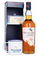 Talisker 10 Years Single Malt 700ml Bottle Gift Set with Mug