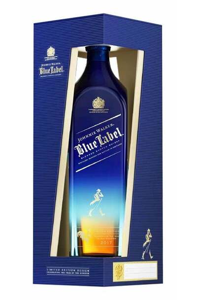 Johnnie Walker Blue Label Karmen Line Limited Edition bottle in box