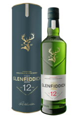 Glenfiddich 12 Year Single Malt 1L Bottle with Gift Box