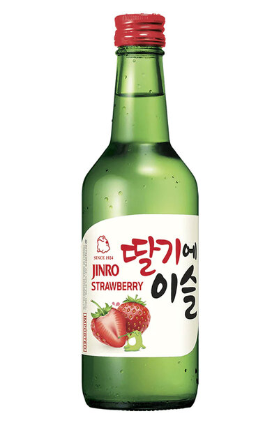 	Jinro Strawberry Soju 360ml Bottle