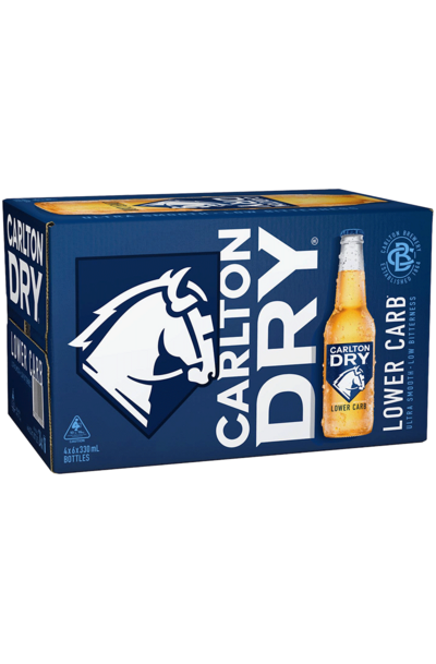 24 x Carlton Dry Beer Bottle