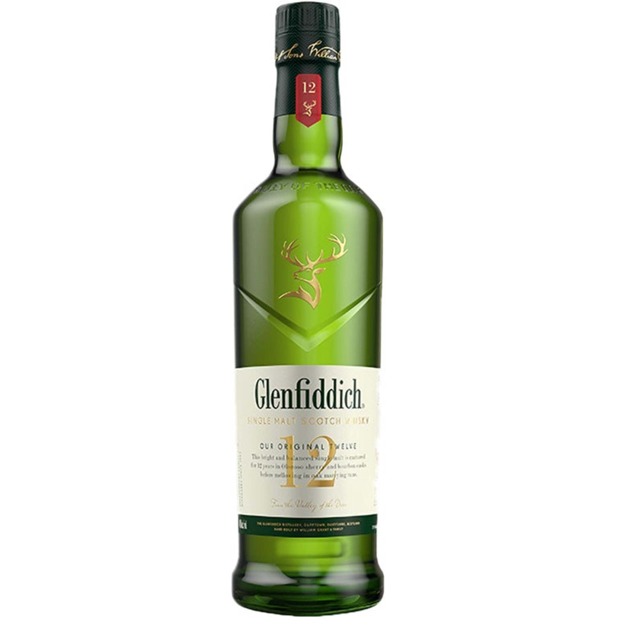 Buy Glenfiddich 12 Year Single Malt 1L w/Gift Box at the best