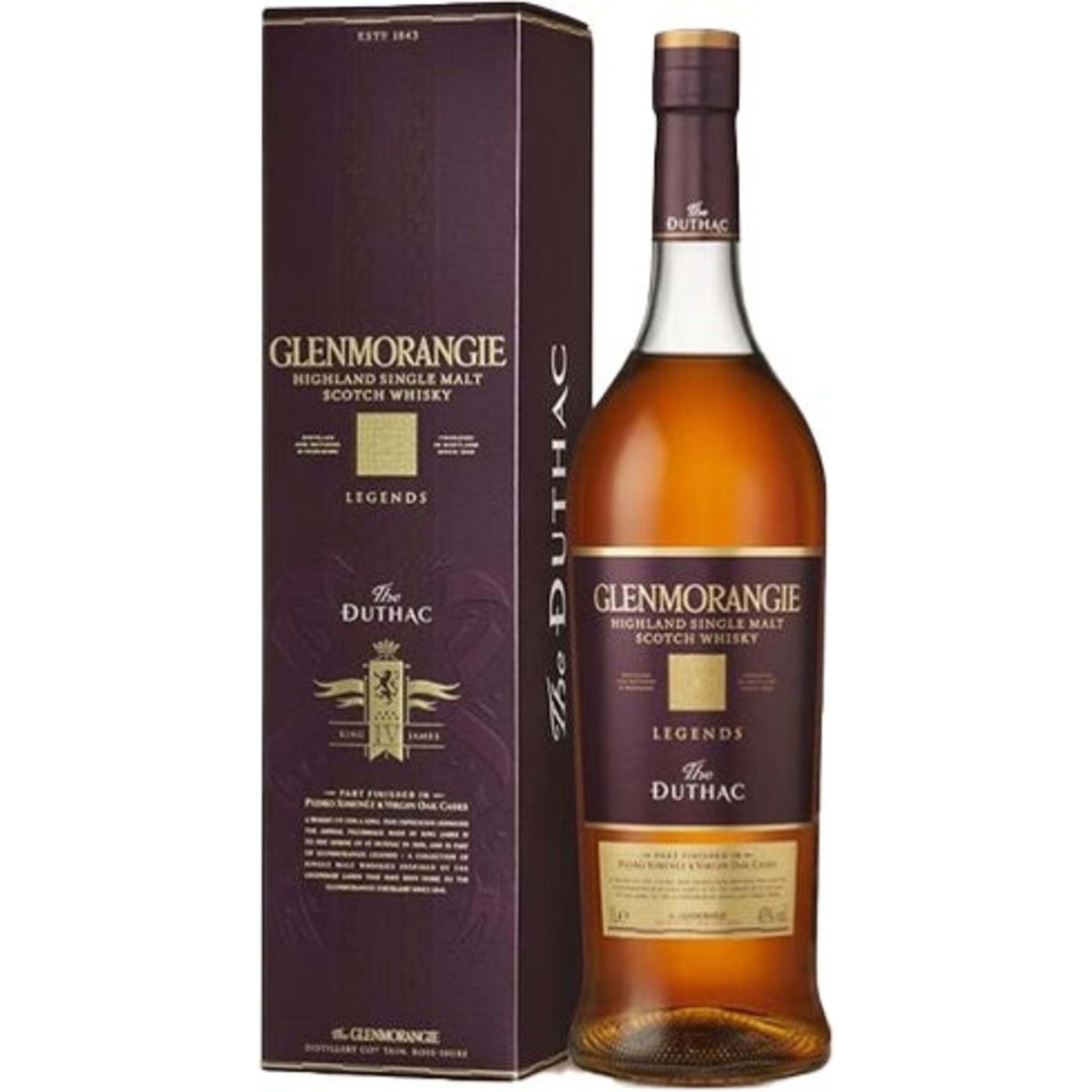 ウイスキー Glenmorangie Single Highland Malt Whisky Buy Glenmorangie The Duthac Single Malt 1L w/Gift Box at the best