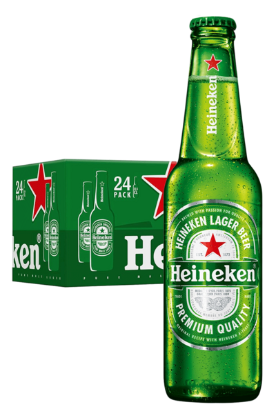 24 x Heineken Beer Bottle Case 355ml