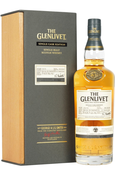 Glenlivet 16 Years Single Cask Edition 2018 American Oak 700ml Bottle w/Gift Box 