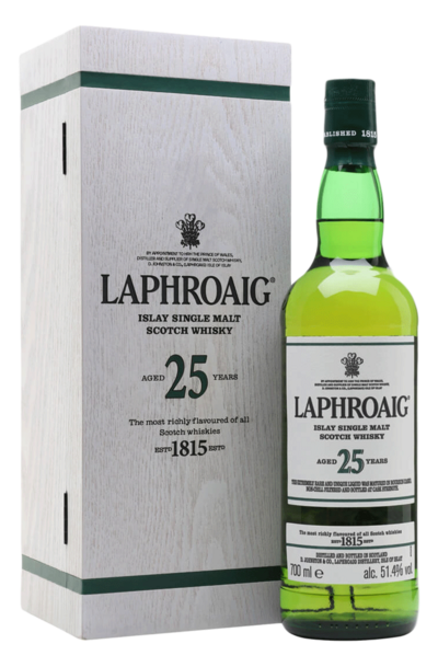 Laphroaig 25 Year 2021 Cask Strength 700ml Bottle with Gift Box
