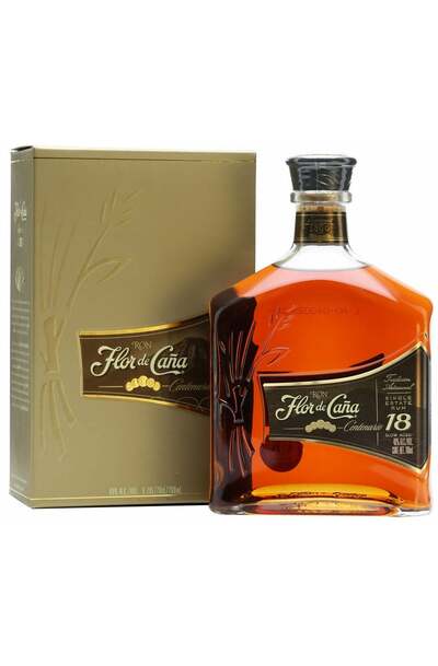 Flor de Caña Centenario Gold 18 Year 1L w/Gift Box