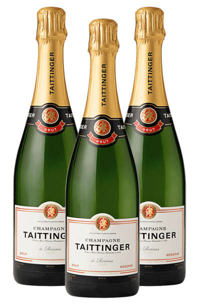 3 x Taittinger Brut Reserve 750ml