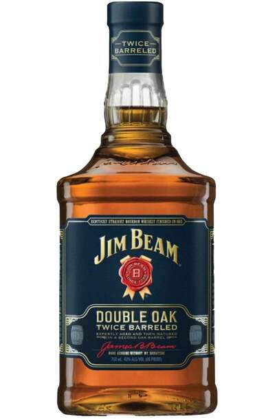 Jim Beam Double Oak 1L Bottle