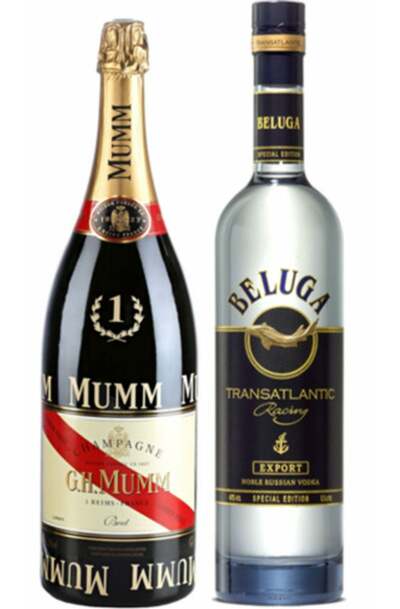 F1 Champagne Vodka Set