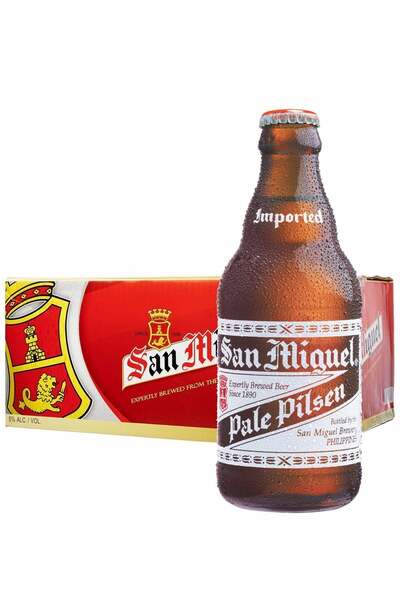 24 x San Miguel Steinie Beer Bottles Case