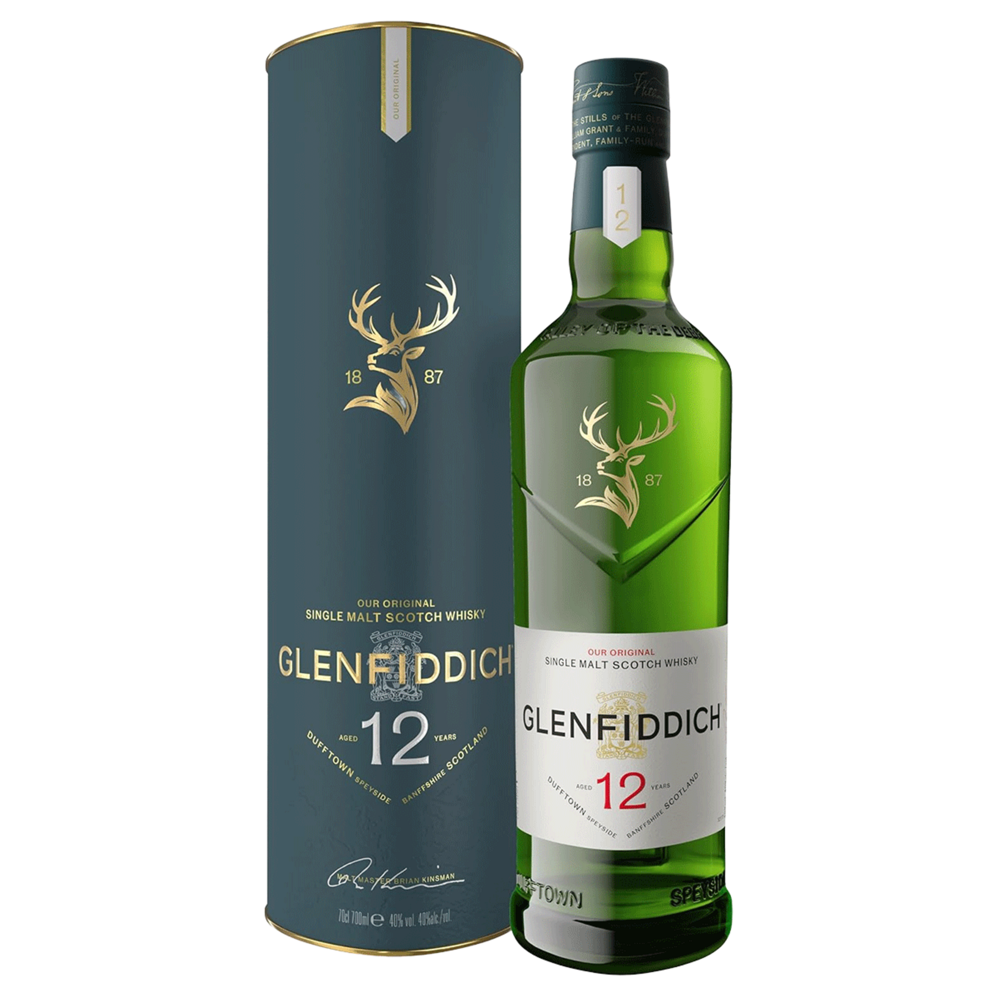 Buy Glenfiddich 12 Year Single Malt 700ml w/Gift Box at the best