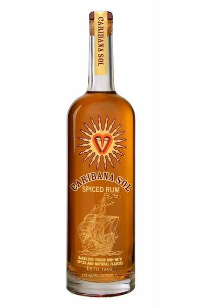 Caribana Sol Spiced Rum Bottle