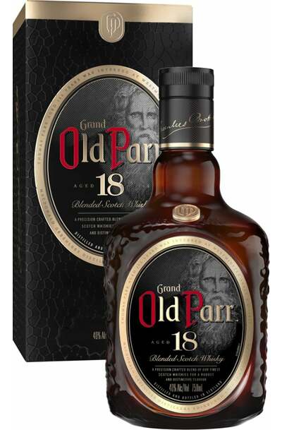 Grand Old Parr 18 Years Bottle with Gift Box