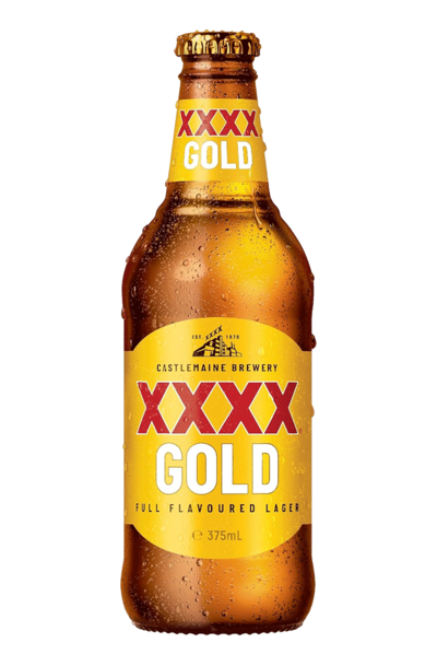 XXXX Gold Beer Bottle 375ml