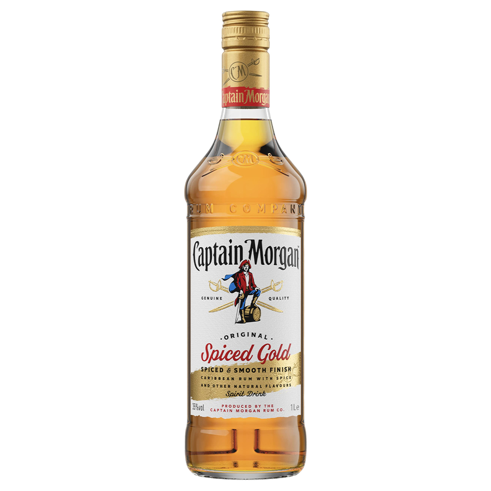 Buy Captain Morgan Spiced Gold 1L at the best price - Paneco Singapore