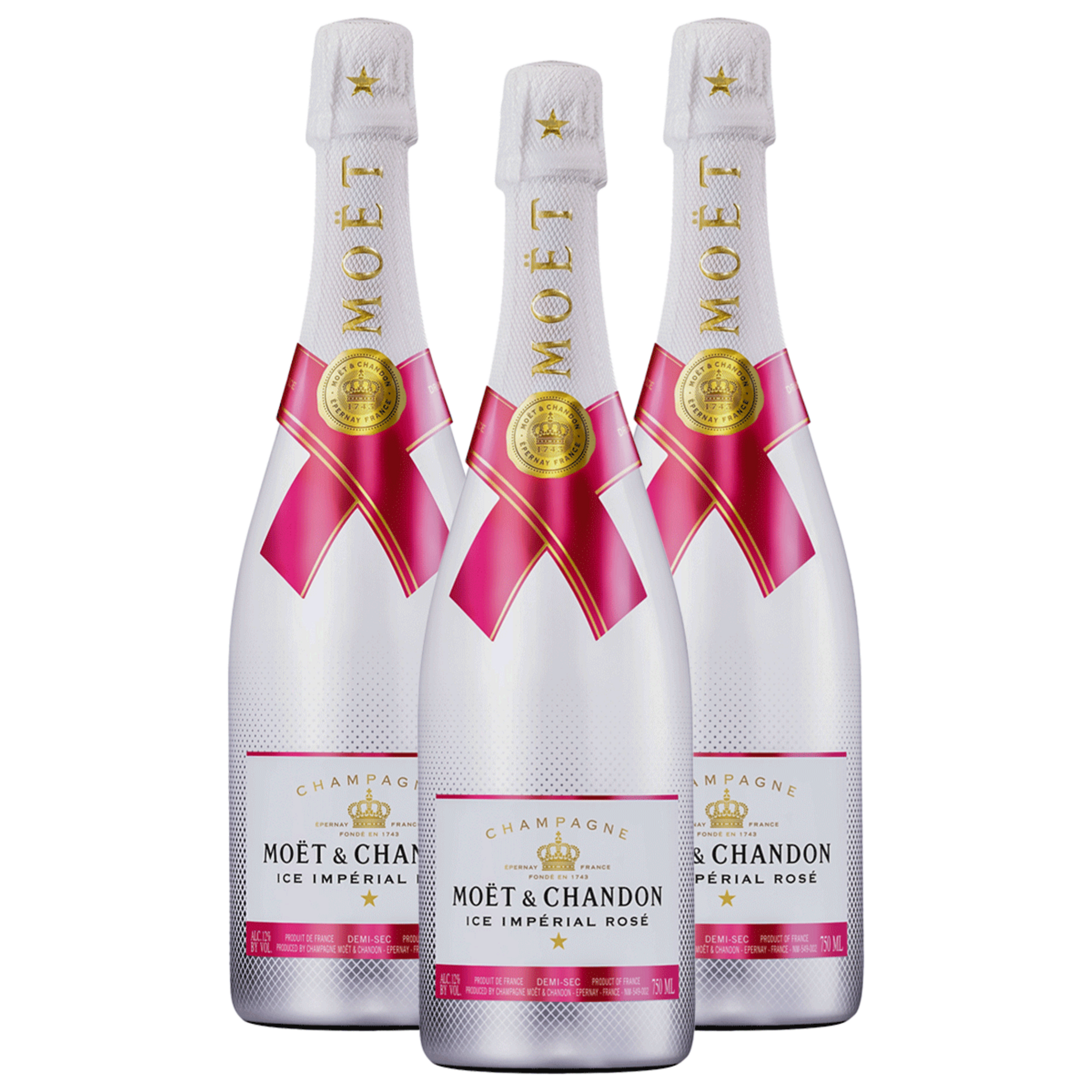 ICE CHANDON & モエアイスMOËT IMPERIAL Grocery Amazon.sg: : 750ml Champagne, Imperial Ice Chandon & Moet 3本セット その他