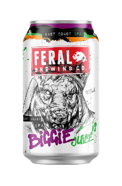 Feral Biggie Juice East Coast IPA Can 375ml