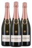 3 x Bollinger Rose 750ml