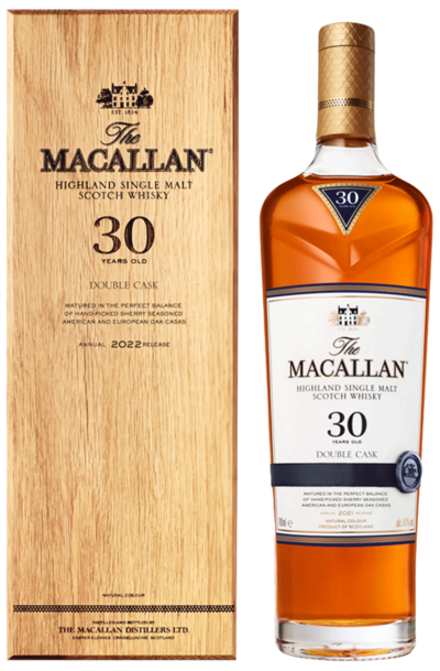 Macallan 30 Years Old Double Cask Annual 2022 Release 700ml with Gift Box